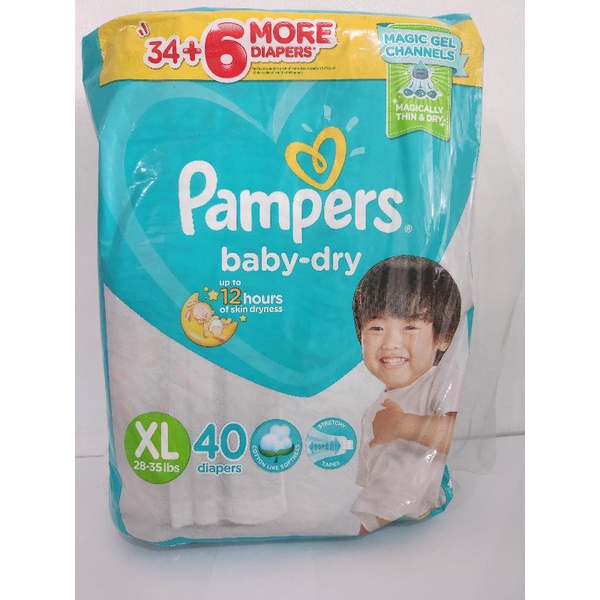 Pampers sales xl tape