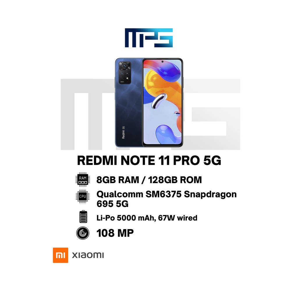 Redmi Note 11 Pro 5g 8gb Ram +128gb Rom 