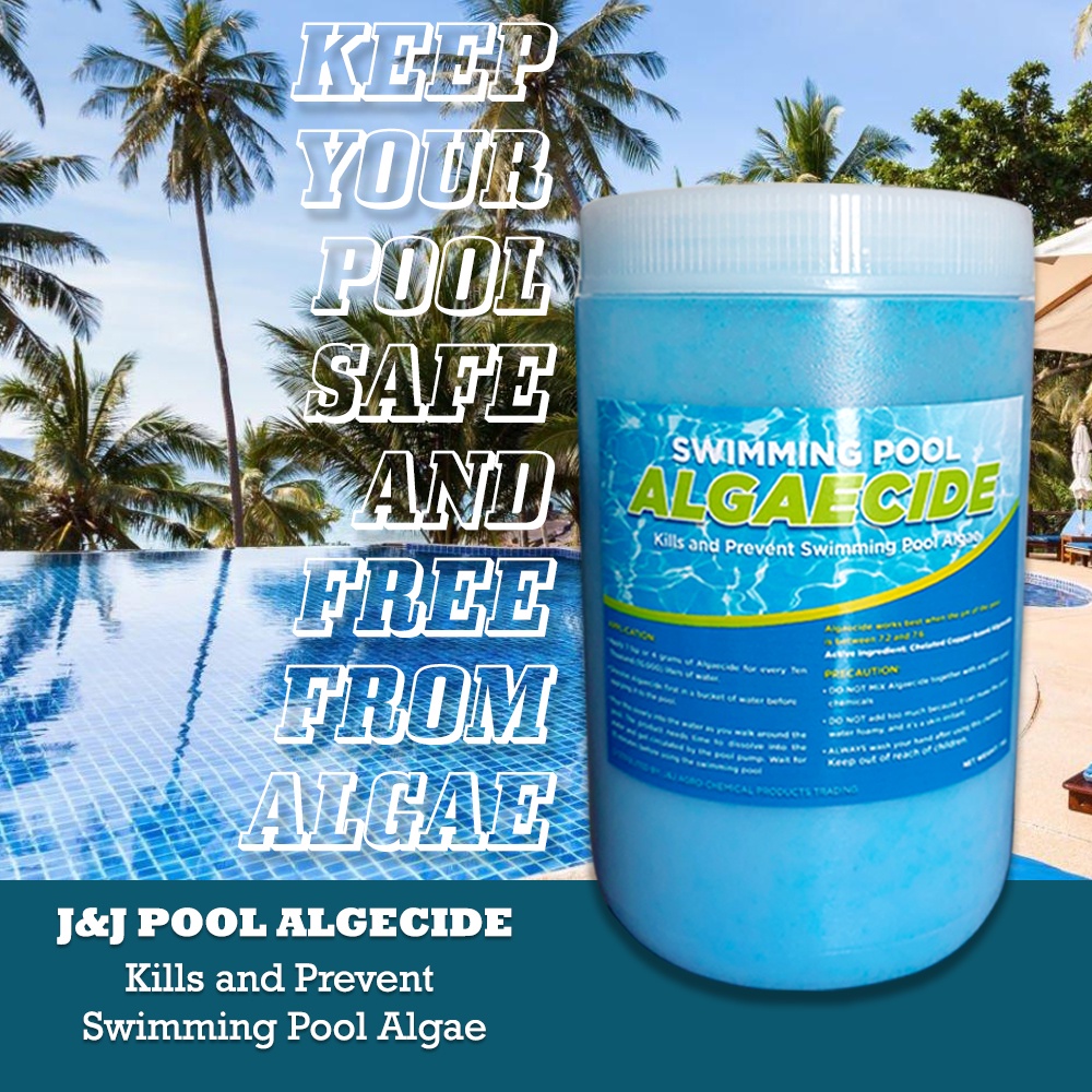 J&J Swimming Pool Algaecide Original w/COA Effective AntiLumot for