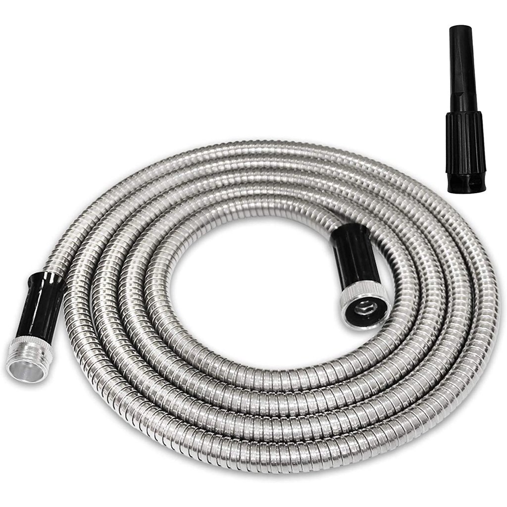NEW MIGHTY HOSE Strongest Stainless Steel Garden Hose (25ft)25/50/75