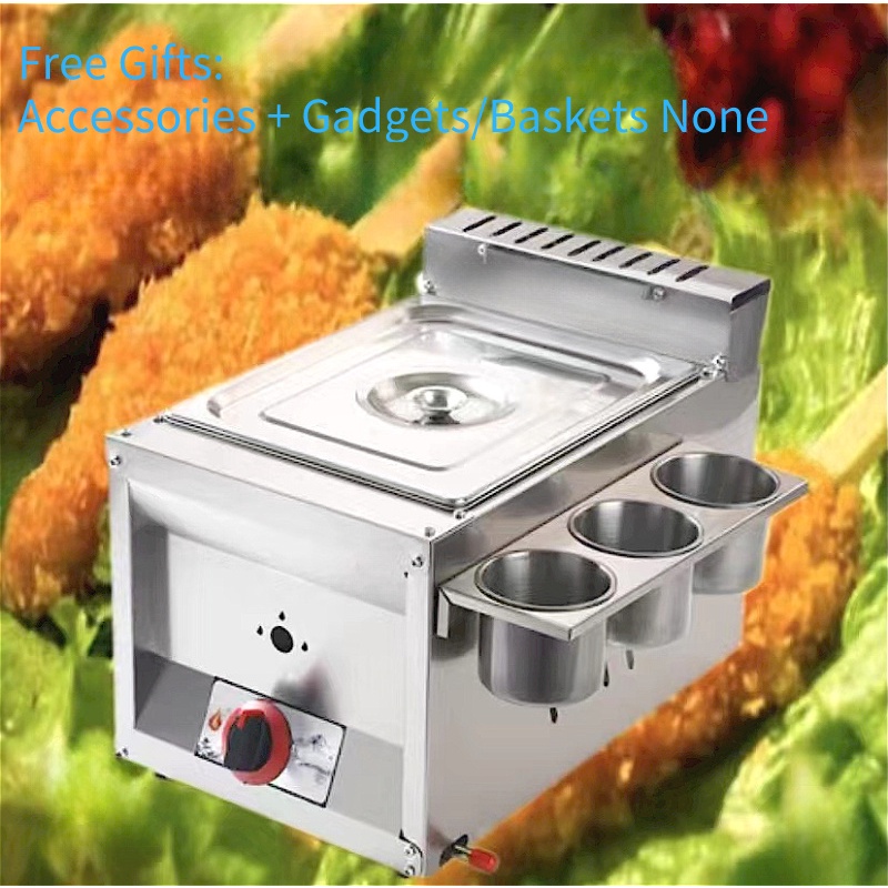 Multifunction pan deep fryer Allinone machine Commercial deep fryer
