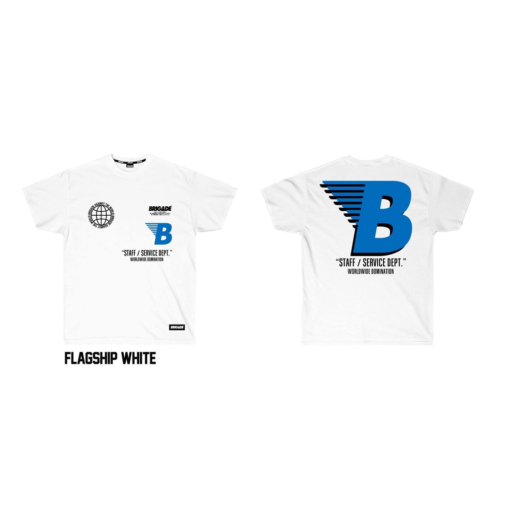 brigade clothing flagship (white) Shopee Philippines