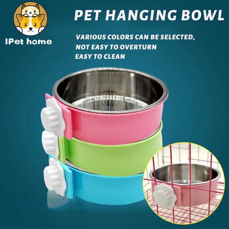 Hanging Dog Food Bowl Dog Bowl Stainless Detachable Cat Food Bowl Cat