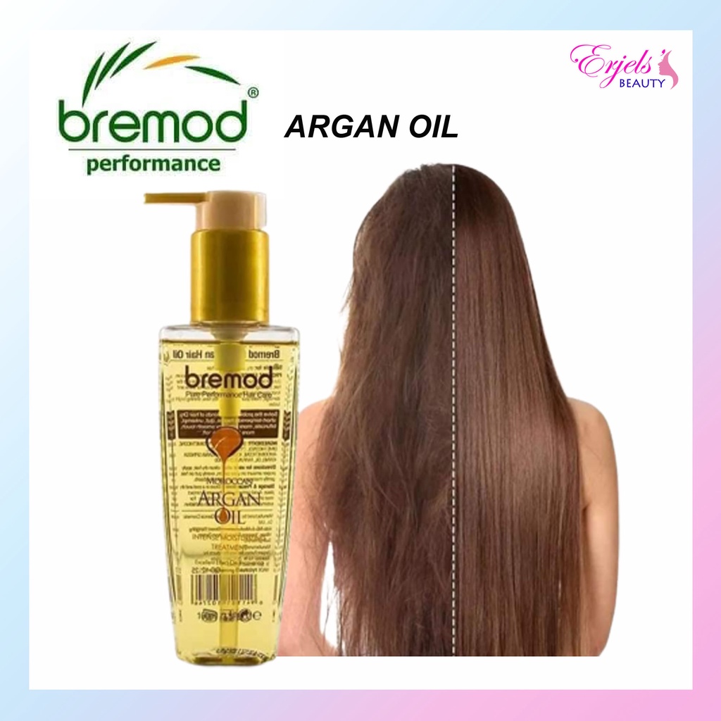 (COD) BREMOD Hair Serum Vitamin E Argan Oil Serum | Shopee Philippines