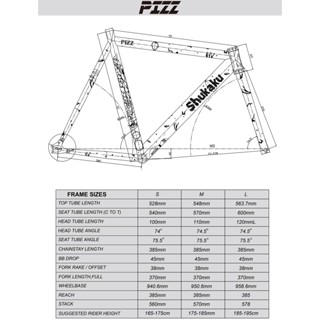 PIZZ Shukaku 2023 Track Frame Set | Shopee Philippines