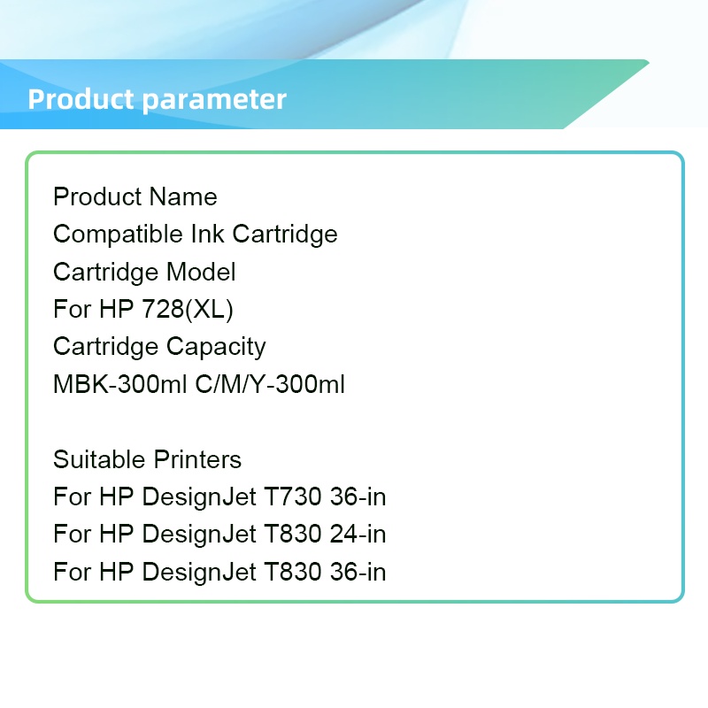 For HP 728 Ink Cartridge HP728 ink for HP Designjet T 730 T 830 HP ...