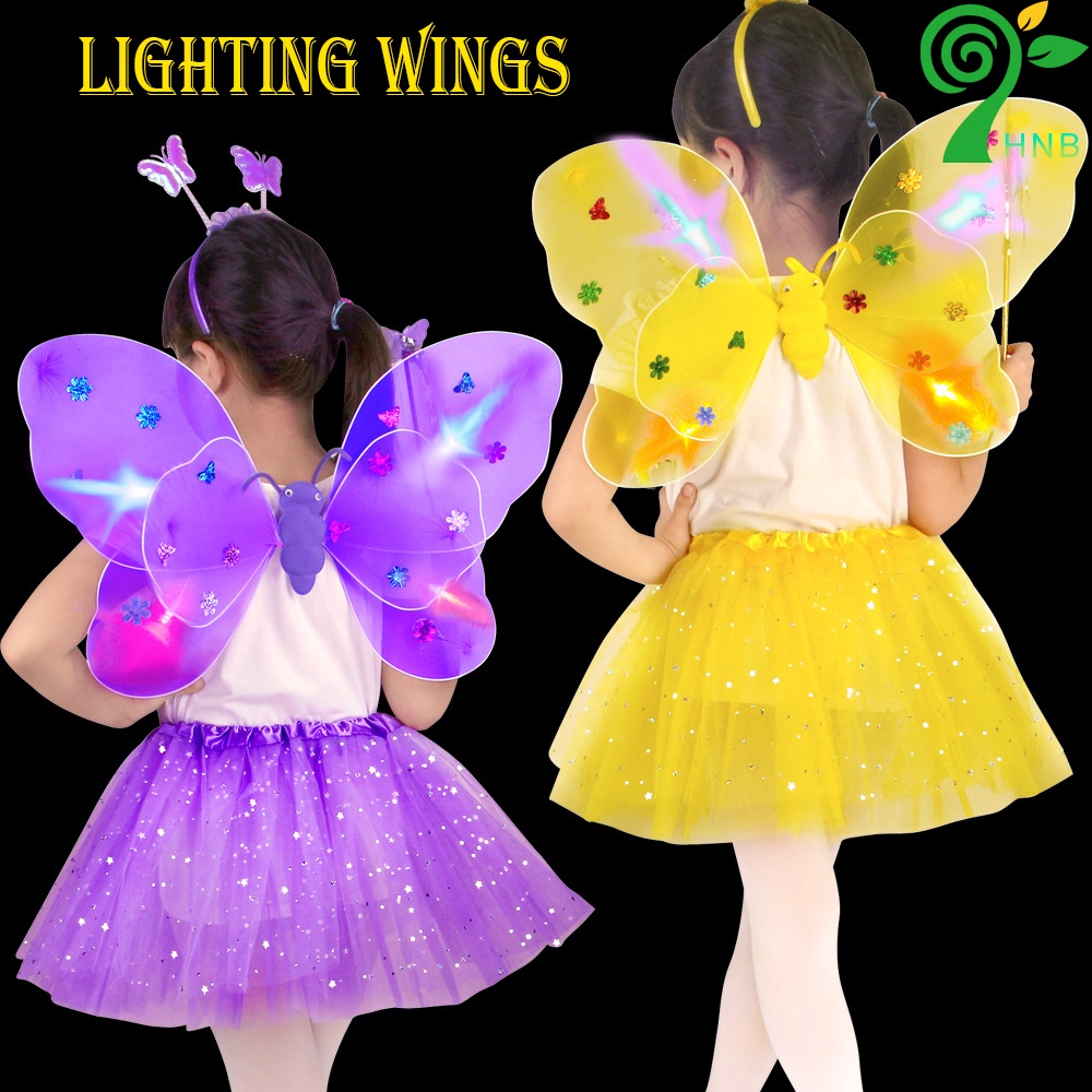HNB Girls Princess Costume Butterfly Costume Fairy Butterfly Angel