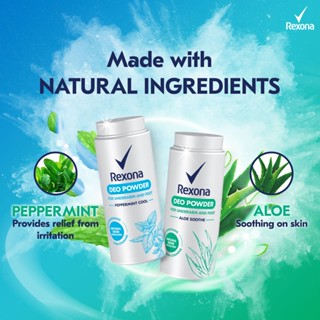 Rexona Deo Powder Aloe Soothe for Underarm and Foot 80g | Shopee ...