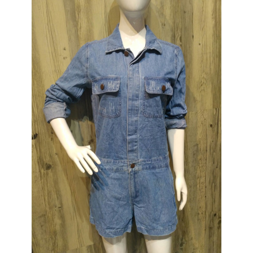 F21 Forever21 Forever 21 Ladies Romper Shorts Longsleeves Overalls Overruns Shopee Philippines