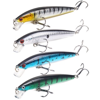 SUKE 8.5g 95mm Fishing Lures Minnow Lures Topwater Baits for Bass Trout  Salmon Saltwate