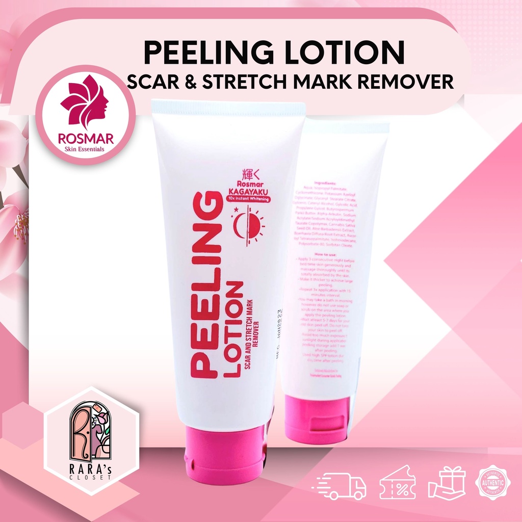Rosmar Kagayaku Peeling Lotion Scar and Stretchmark Remover 100ml