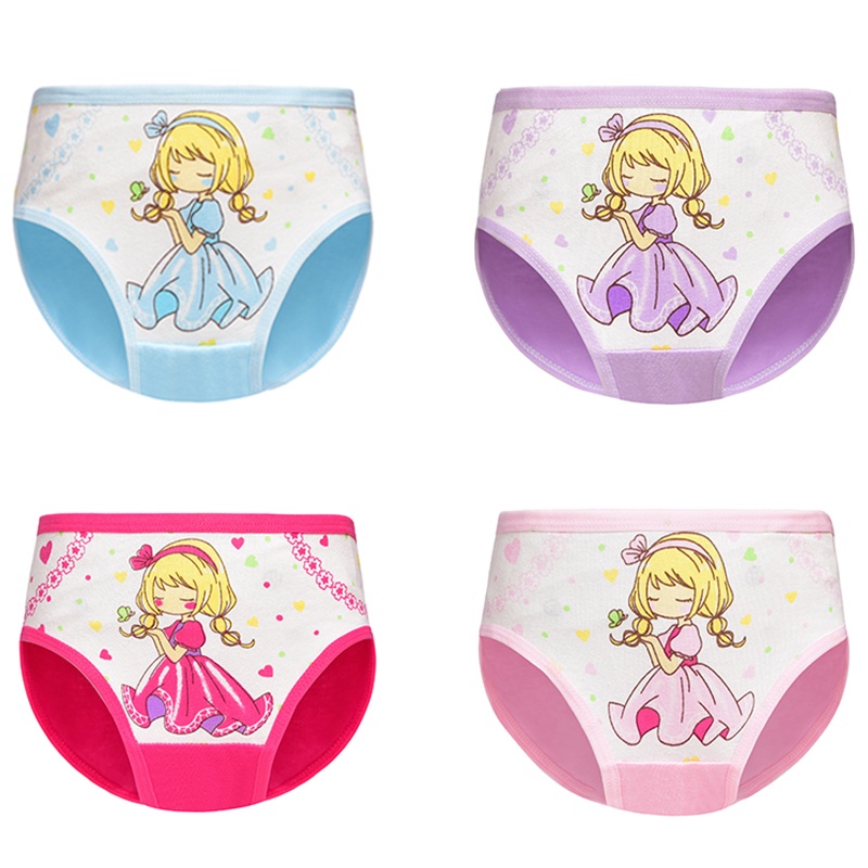 smy-4pcs-kids-girl-underwear-soft-cotton-briefs-cute-cartoon-baby-panty