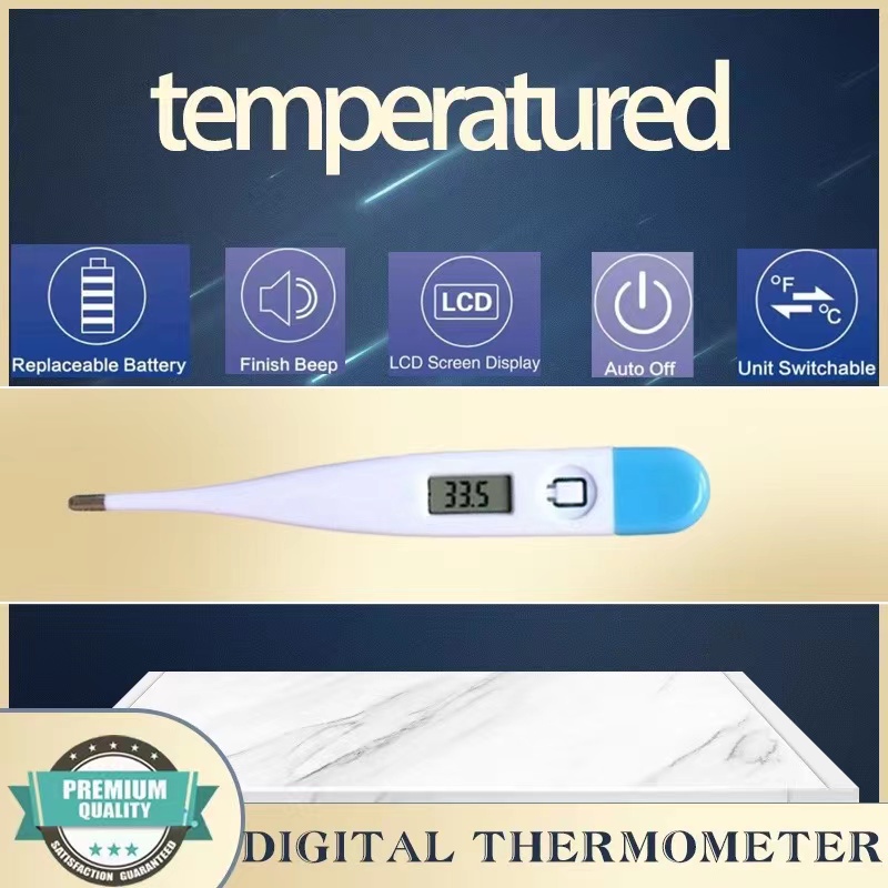 Digital Thermometer With Automatic Alarm Electronic Product For Oral