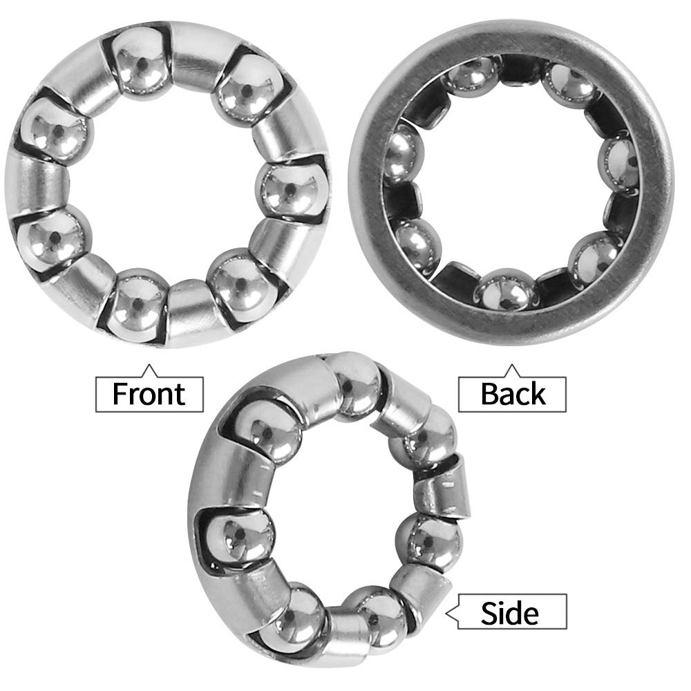 Ball Bearing Bicycle 2pc 44mm Caged Ball Bearing for MTB Road Bike 20