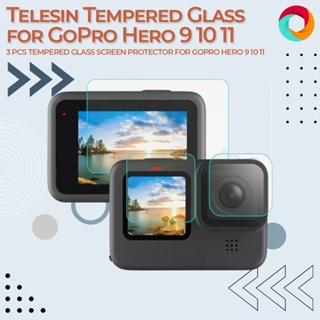 TELESIN Tempered Glass Film Protectors for GoPro HERO9/10/11 HERO10 Screen GP-FLM-901