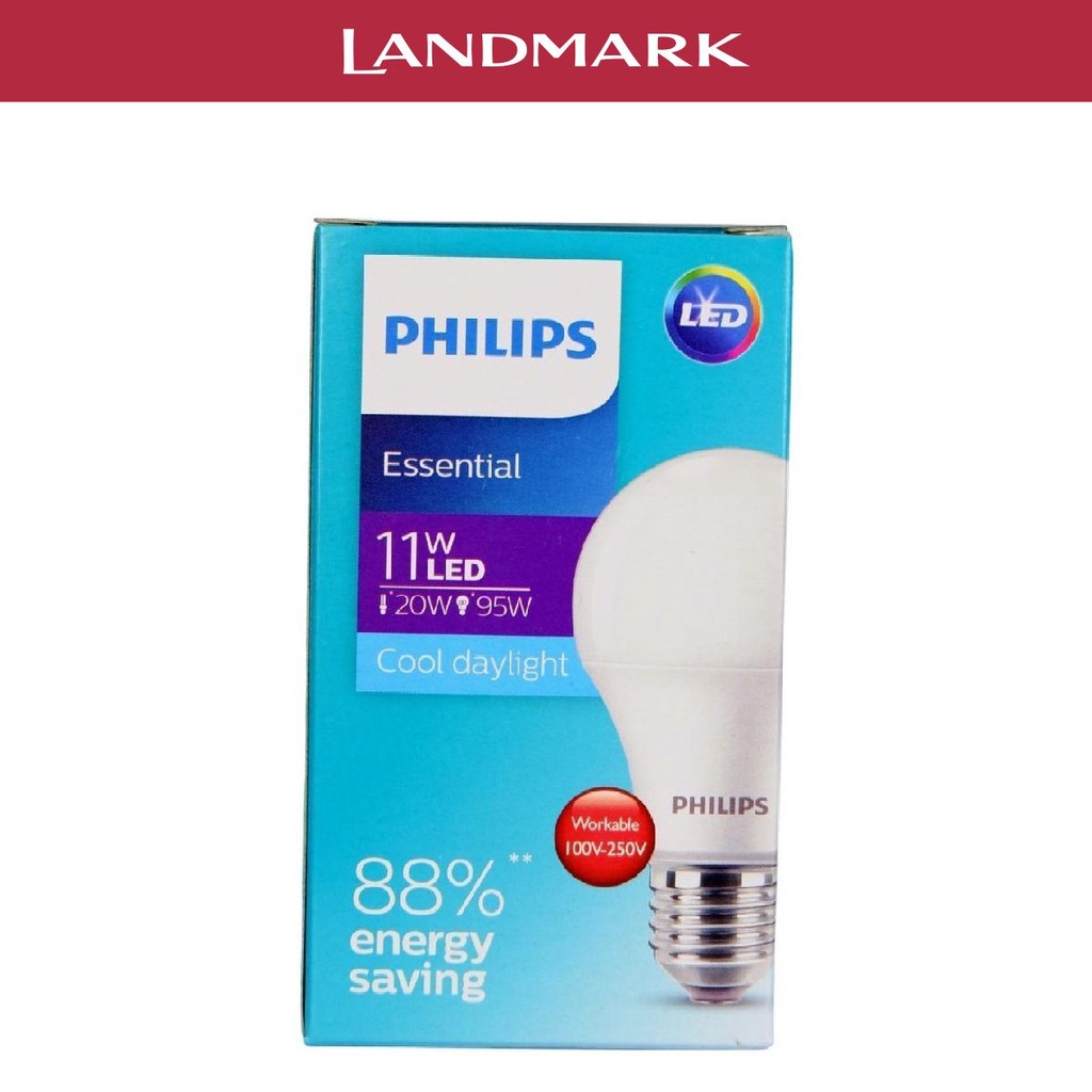 Philips Essential Led Bulb Watts Daylight Shopee Philippines