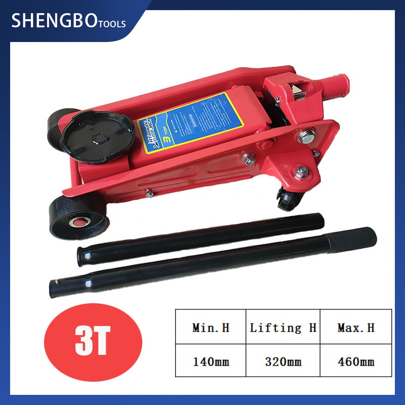 2/3 Tons Capacity Hydraulic Trolley Floor Jack Fast Lift Service Jack ...