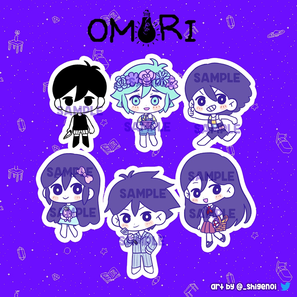 Omori diecut sticker set | Shopee Philippines