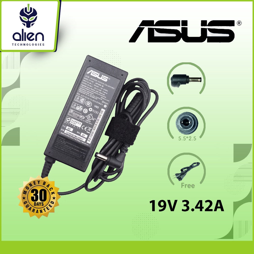 Asus Laptop Charger 19V 3.42A for U58 U58C U58CA U58CB U58CM U6E U6EP U80 U81A U82U U84 U84S