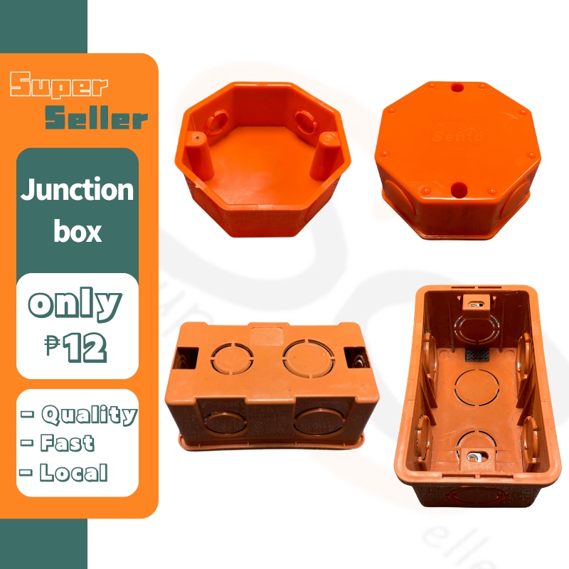 Heavy Duty Pvc Orange Junction Box Utility Box Junction Box Cover HighQuality For Electrical