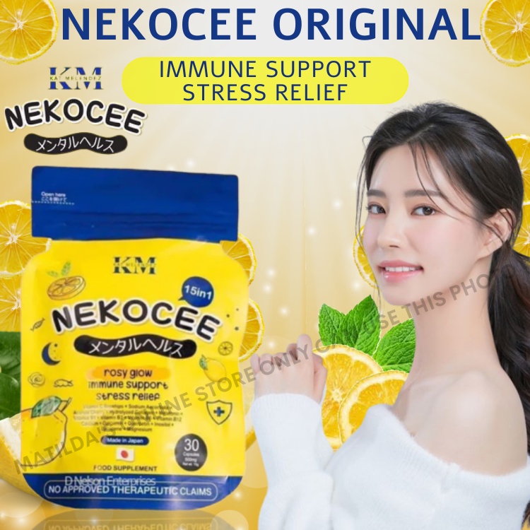 Nekocee by Kath Melendez Multivitamins Whitening Capsule Mood Booster Japan Made Formula 30