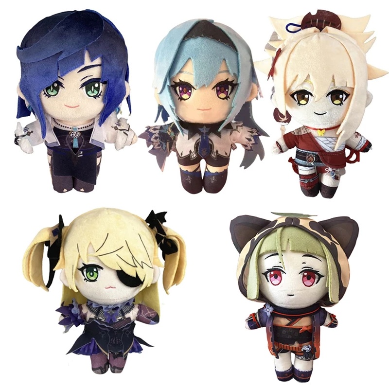Genshin Impact Yelan Eula Lawrence Yoimiya Fischl Sayu Plush Cotton