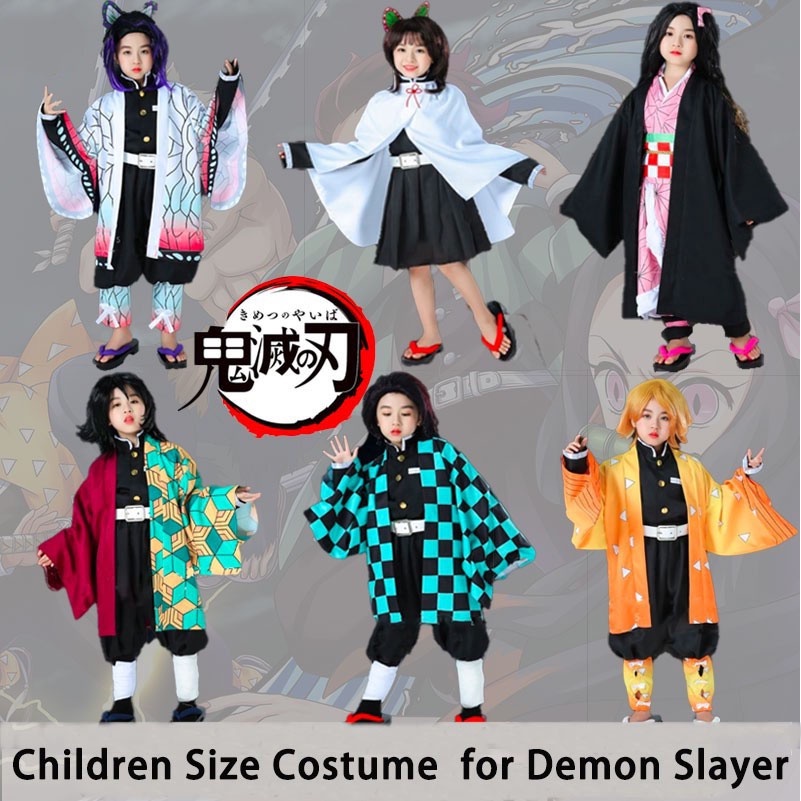 Demon Slayer Kimetsu No Yaiba Cosplay Costume Nezuko Tanjiro Zenitsu 