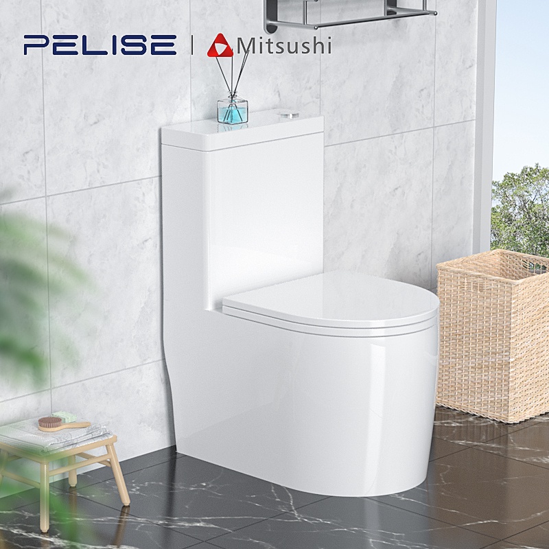 Pelise Ceramic Toilet Bowl Dirt Resistant High Pressure Flush Toilet