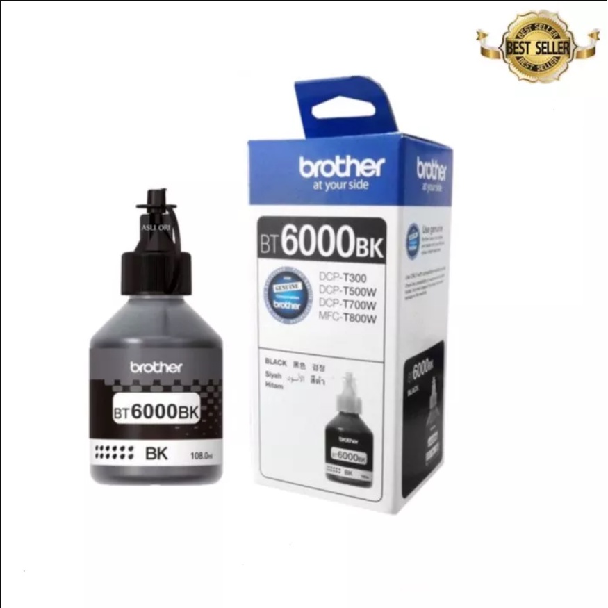 Ink Bottle Brother BT 6000 BK Black (BT6000) (BT6000BK) (6000BK) (INK