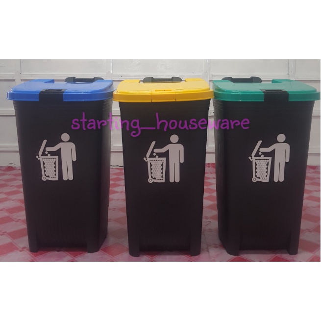 OROCAN Trash Bin/Can with Wheels and Lock 80L (Basurahan/ Garbage Bin) 2100 Shopee Philippines