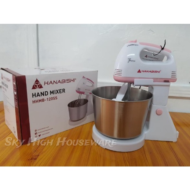 HANABISHI ELECTRIC MIXER/HAND MIXER/ELECTRIC MIXER WITH BOWL AND