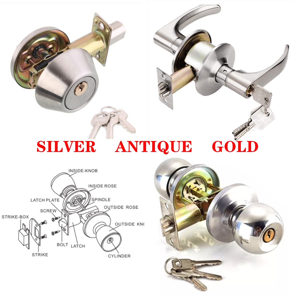 High Quality Heavy Duty Doorknob | Shopee Philippines