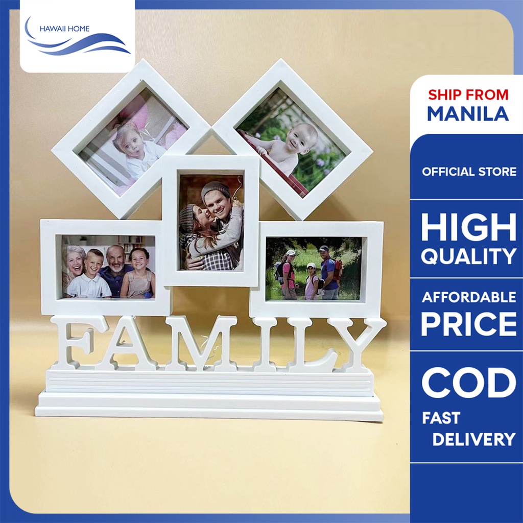 Hawaii Home Family Design Collage Photo Frames , Wall Decor, Wall Art