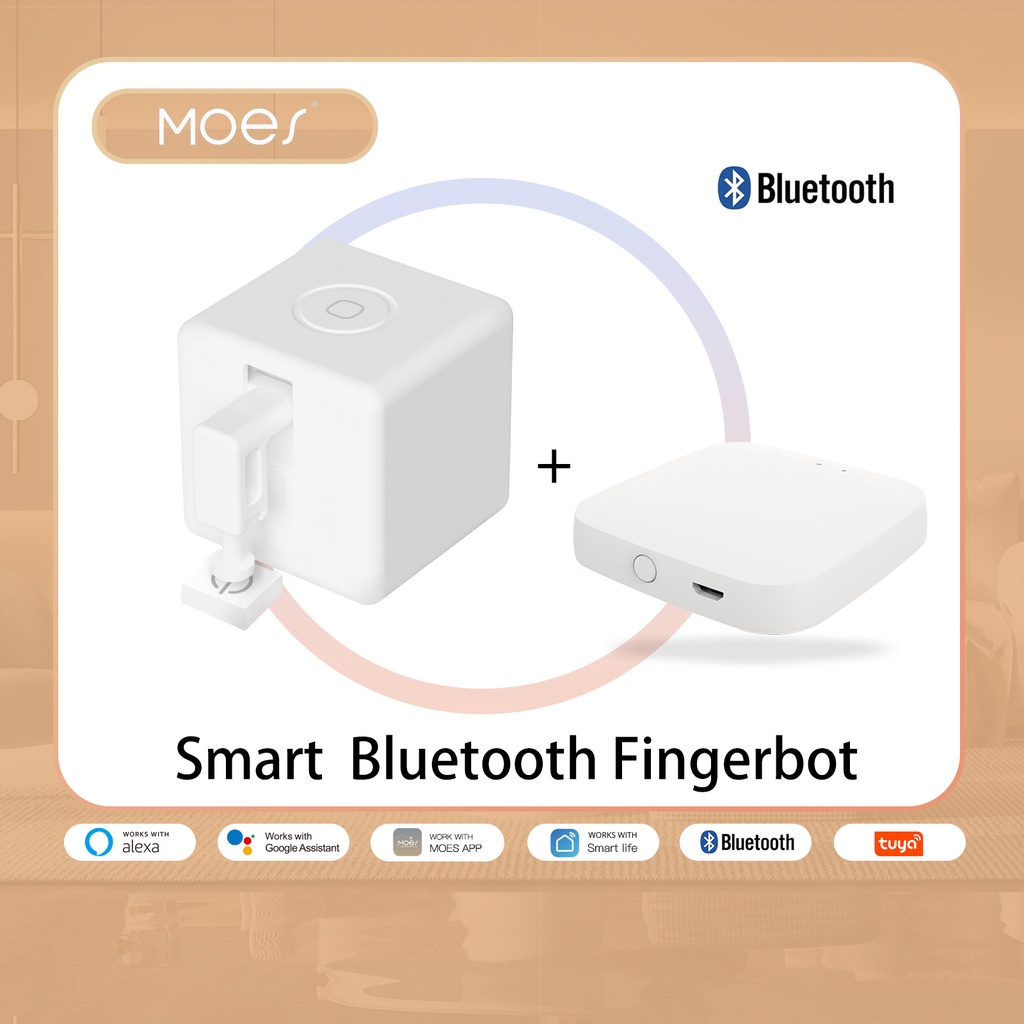 Pulsante interruttore intelligente Pulsante pusher: Bluetooth Fingerbot più Toolkit Tutti gli interruttori, Tuya App di controllo, aggiungere Hub Rendere compatibile Alexa, G
