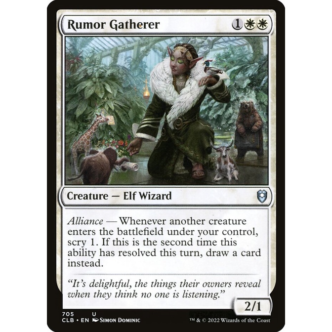 Rumor Gatherer Magic The Gathering Shopee Philippines