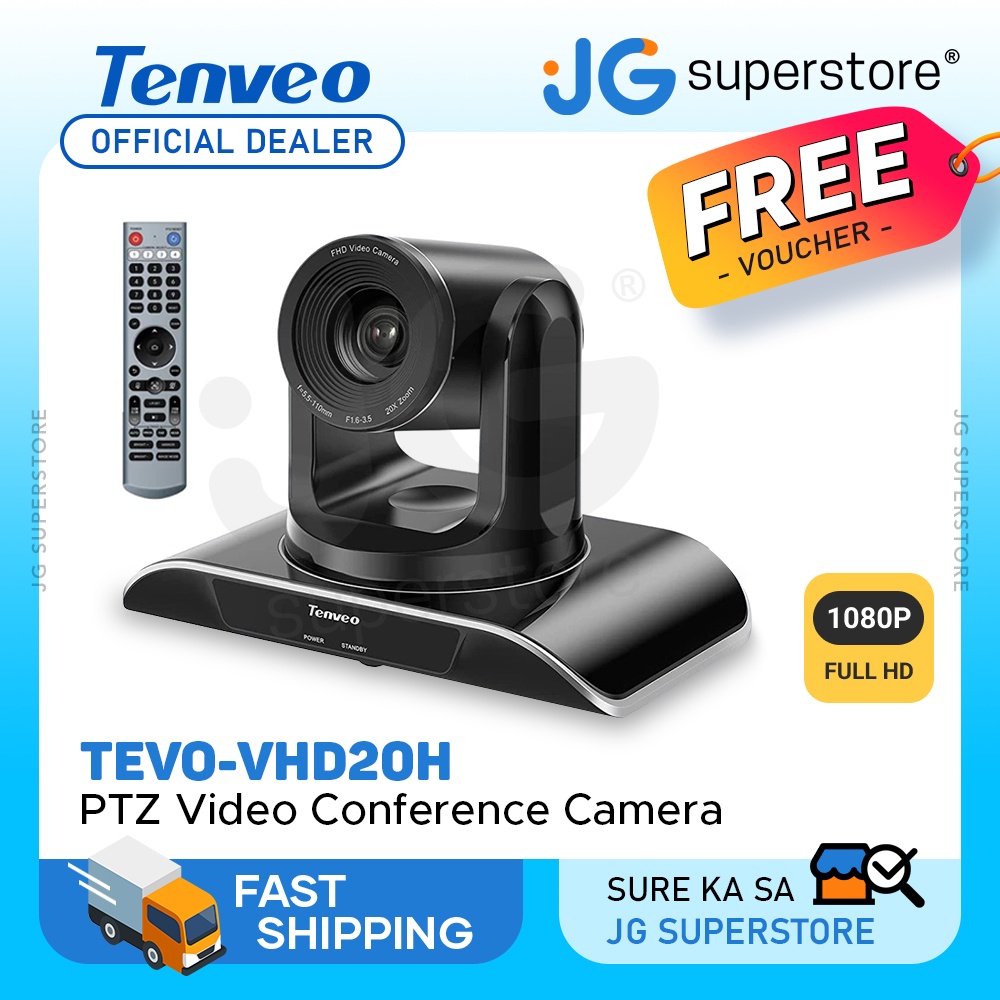 Tenveo TEVO-VHD20H 1080P FHD USB / HDMI PTZ Video Conference Camera ...