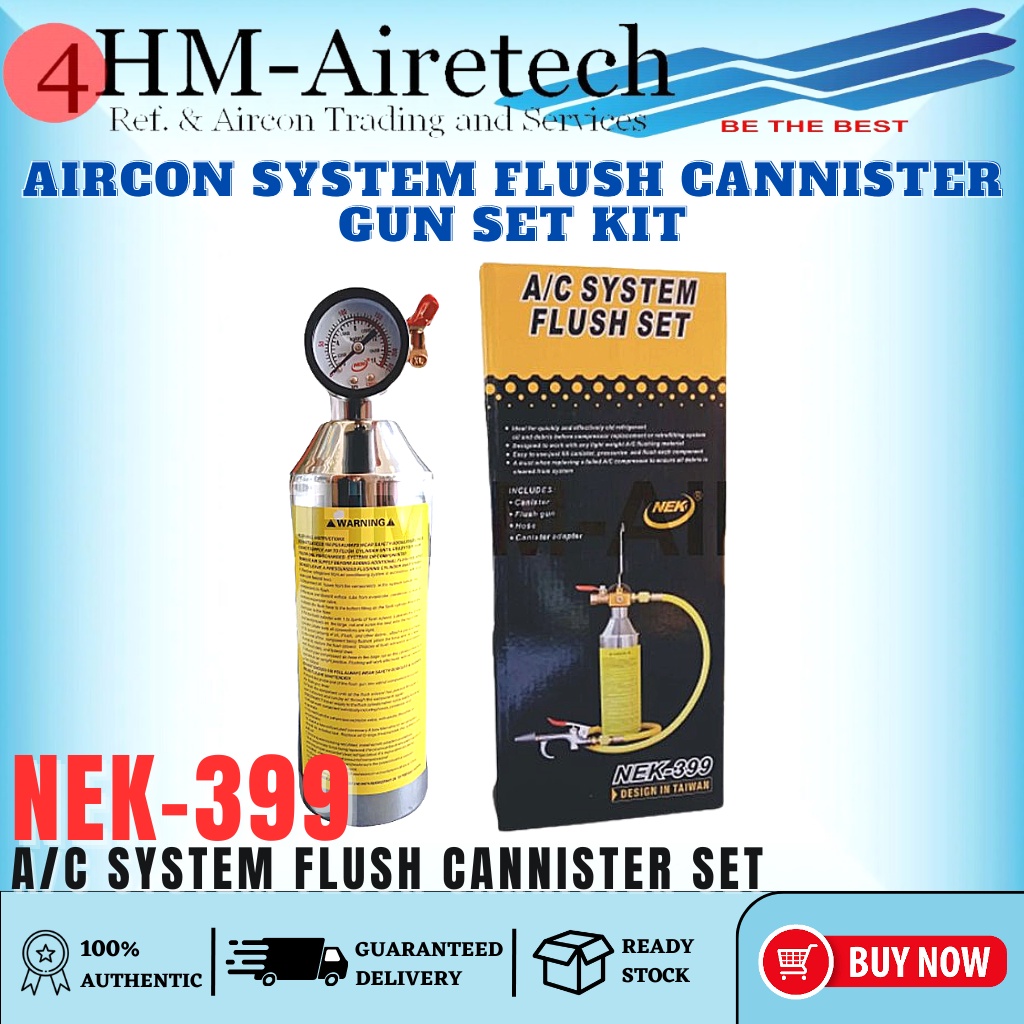 FOURHM Aircon Flush Cannister Gun Set Kit System FOR AIRCON ORIGINAL Shopee Philippines