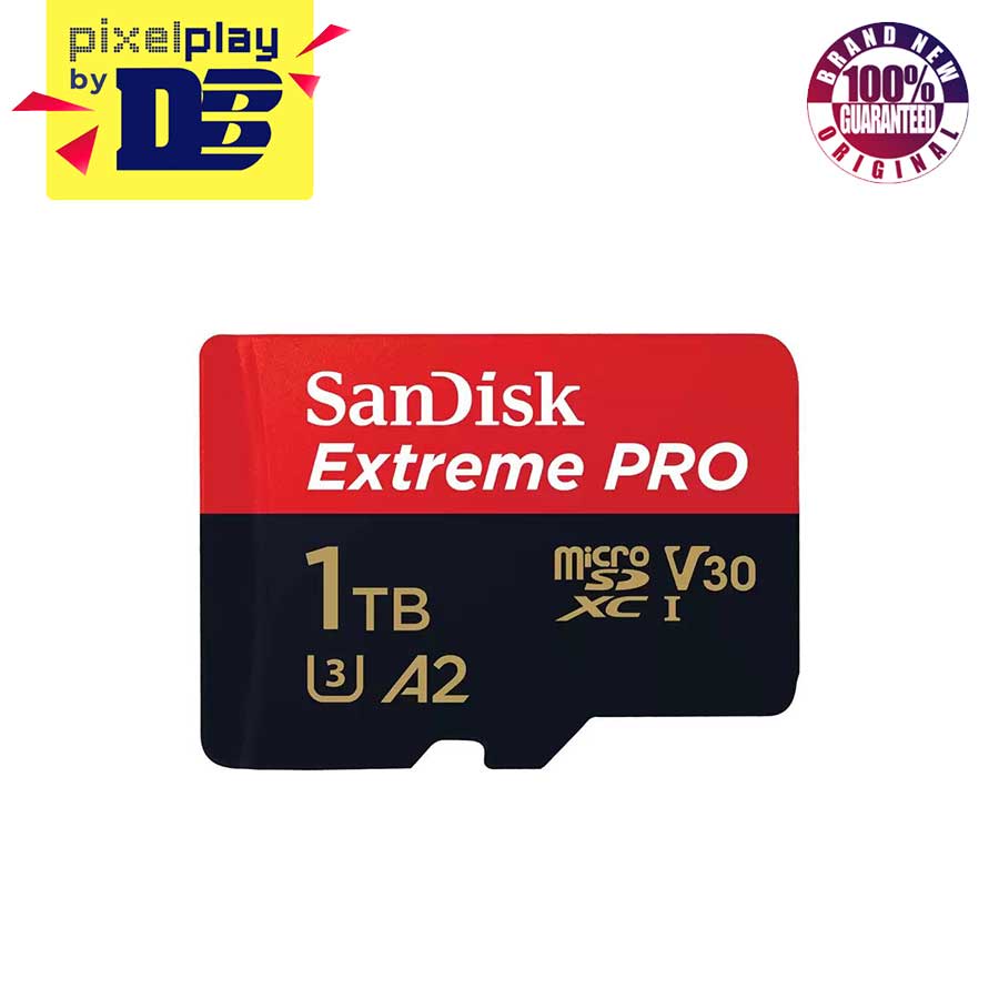 Sandisk Extreme Pro 1TB 200MB/S MICROSDXC UHS-1 Card With Adapter ...