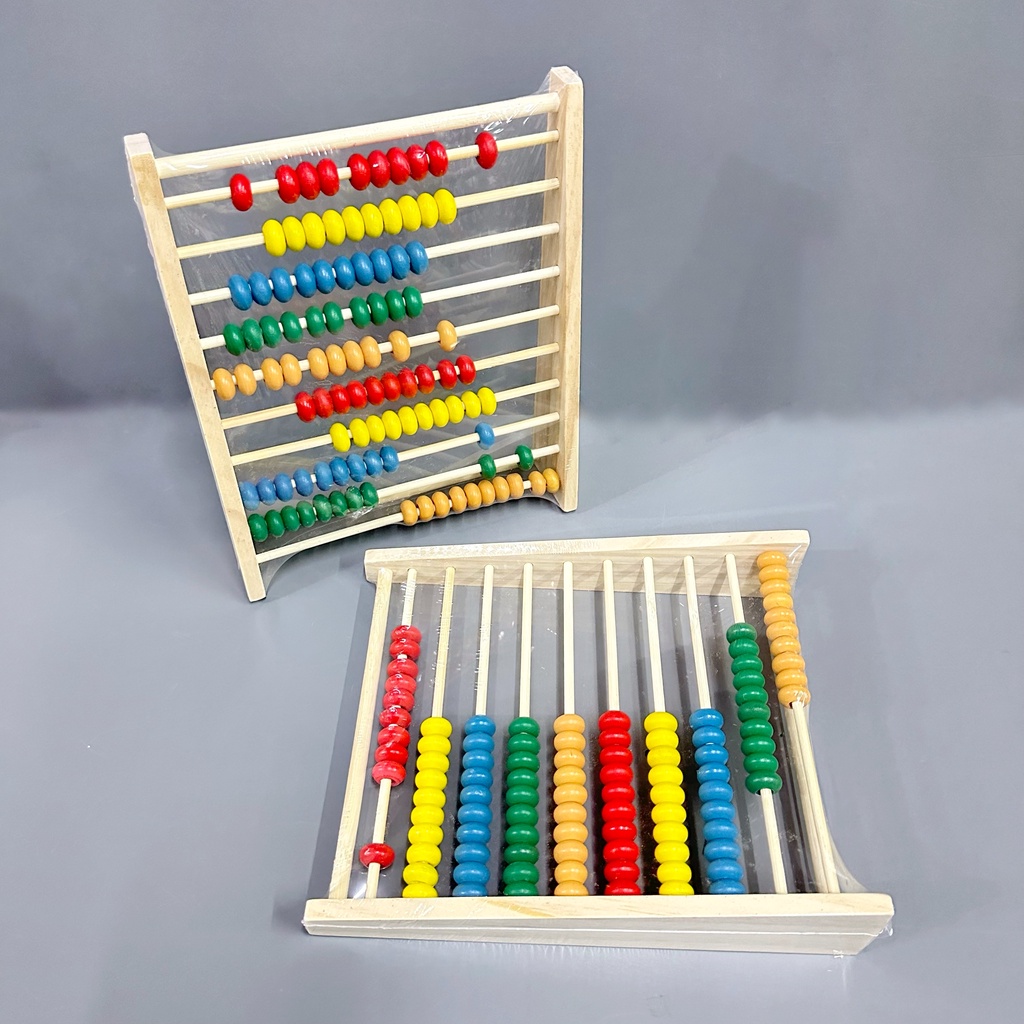 10 ROW WOODEN ABACUS FOR KIDS EDUCATIONAL | Shopee Philippines
