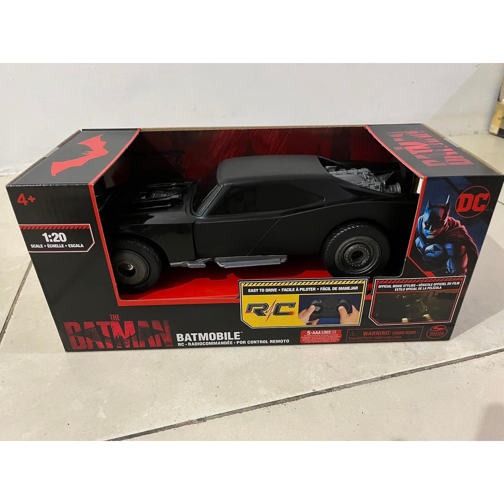 DC Comics, The Batman Batmobile Remote Control Car with Official Batman