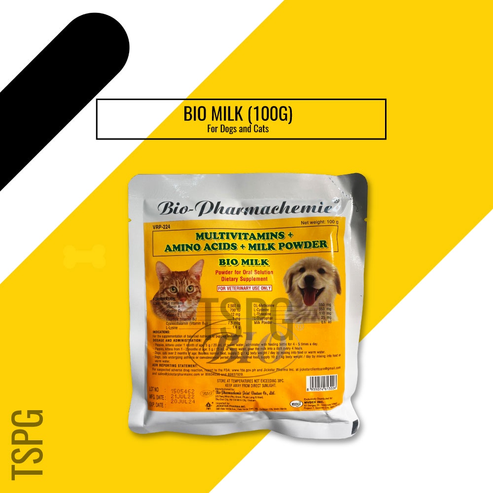 Bio Milk For Dogs and Cats 100g Shopee Philippines