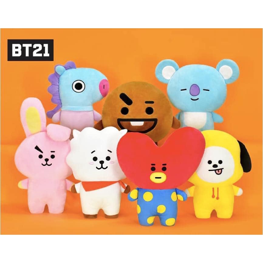 TAIWAN EXCLUSIVE BTS BT21 KHToy Taiwan Plushie 12 inches | Shopee ...