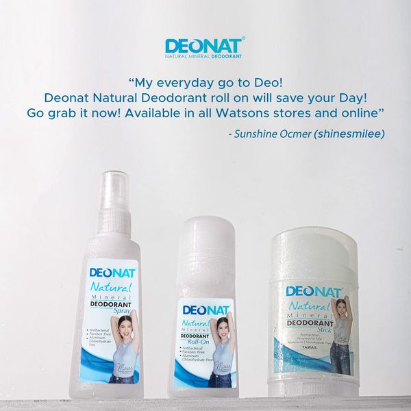 Deonat Mineral Natural Deodorant Spray 100ml | Shopee Philippines