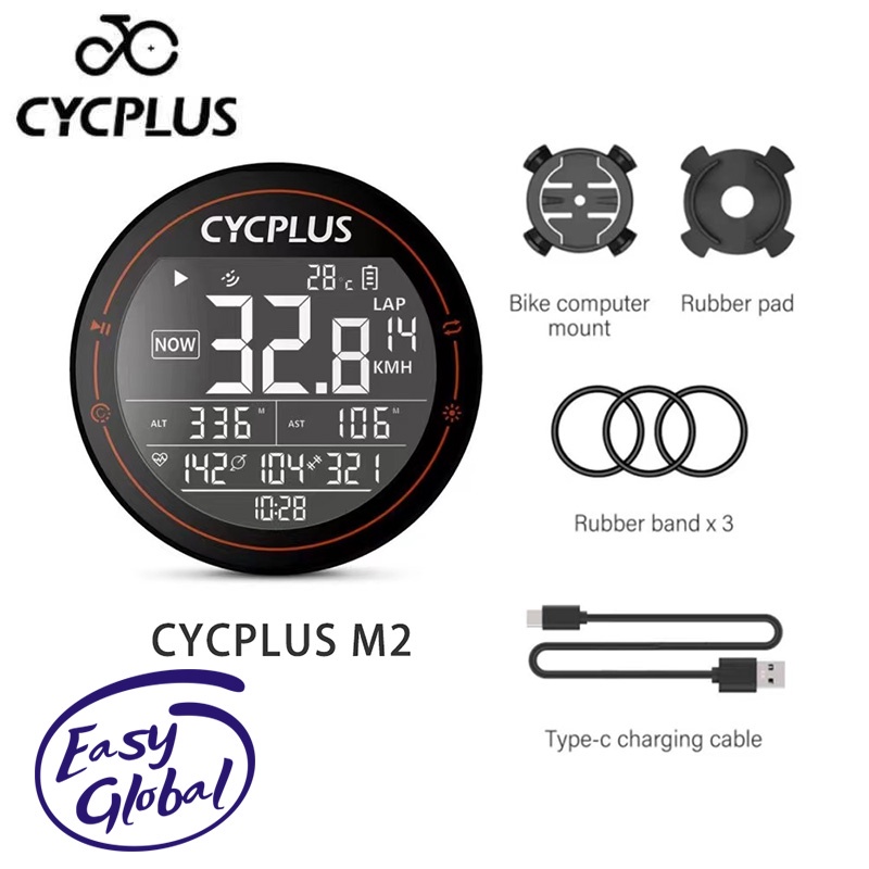 Cycplus M2 Cycling Bike Accessories Gps Bicycle Computer Wireless Ant+ ...