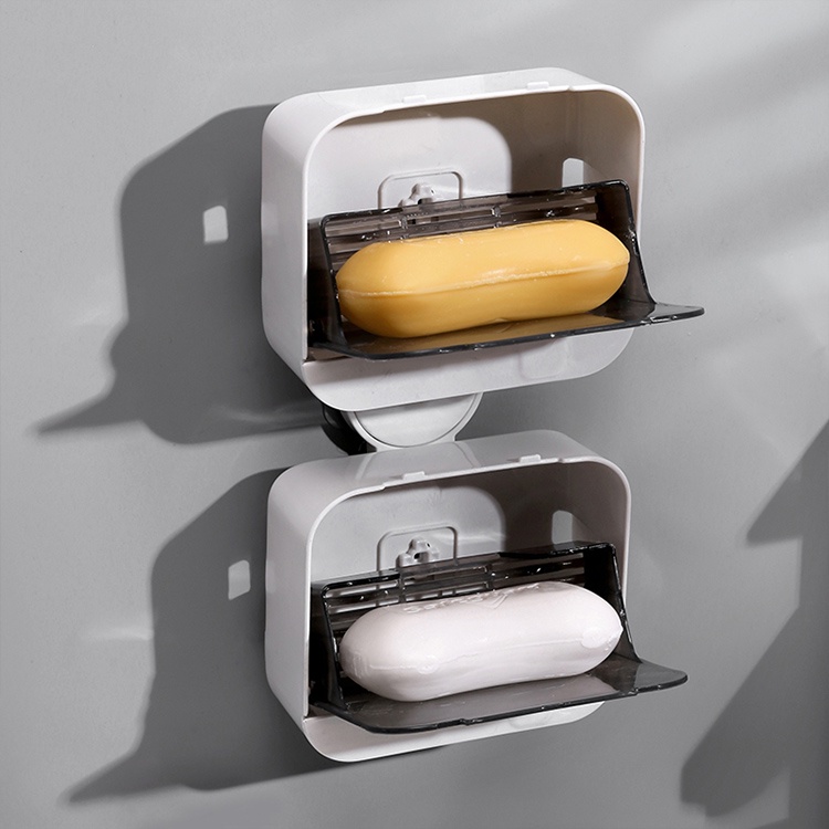 Wall Mounted Soap Box Soap Draining Rack Bathroom Soap Holder W2137-1 ...