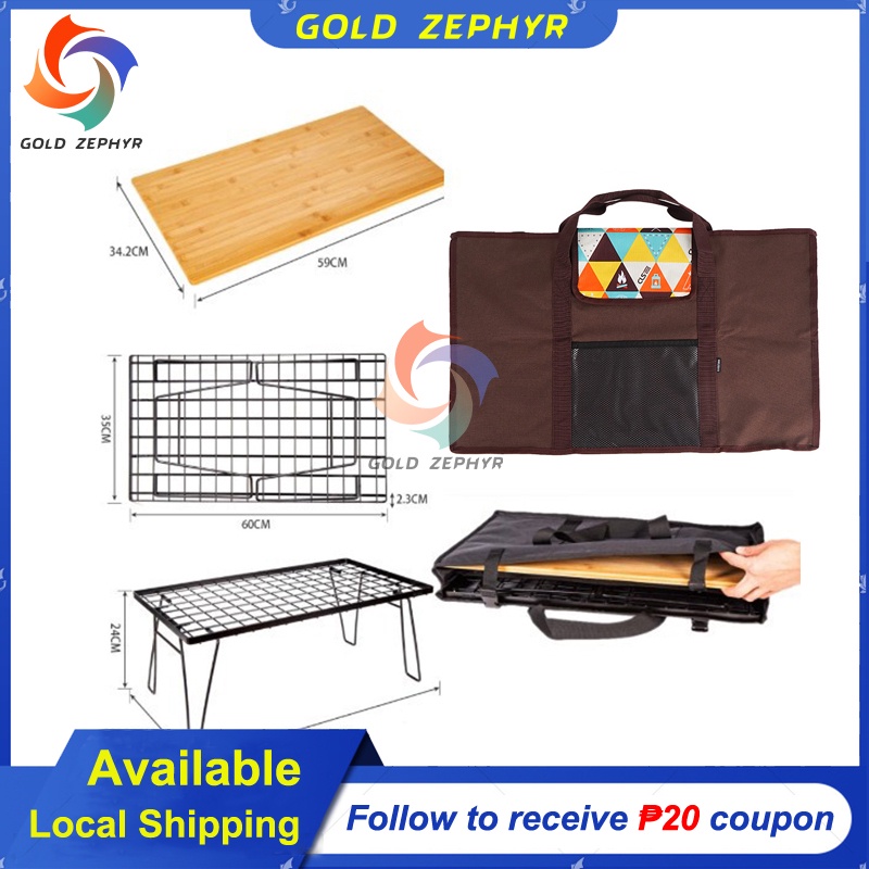 Campingmoon | Foldable Multipurpose Stacking Storage Rack | Car Camping ...