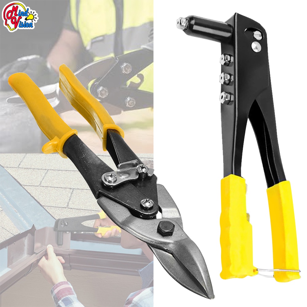 Aviation snips metal sheet cutter / Heavy Duty Rivet Hand Riveter Hand