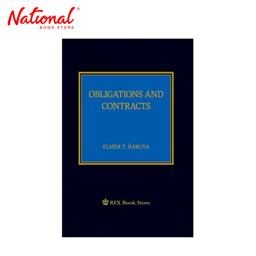 Obligations and Contracts by Elmer Rabuya - Hardcover - Law Books ...