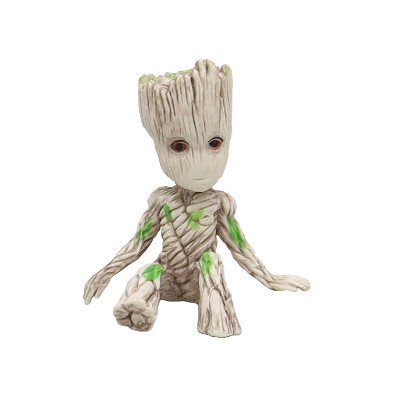 6cm Groot Grout Sitting Collectible Anime Toys PVC Cartoon Mini Action ...