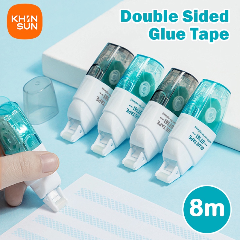 KHINSUN Double Sided Adhesive Glue Tape Adhesive Dots Roller Tape
